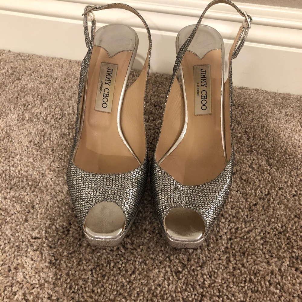 Jimmy Choo sling back heels size 40